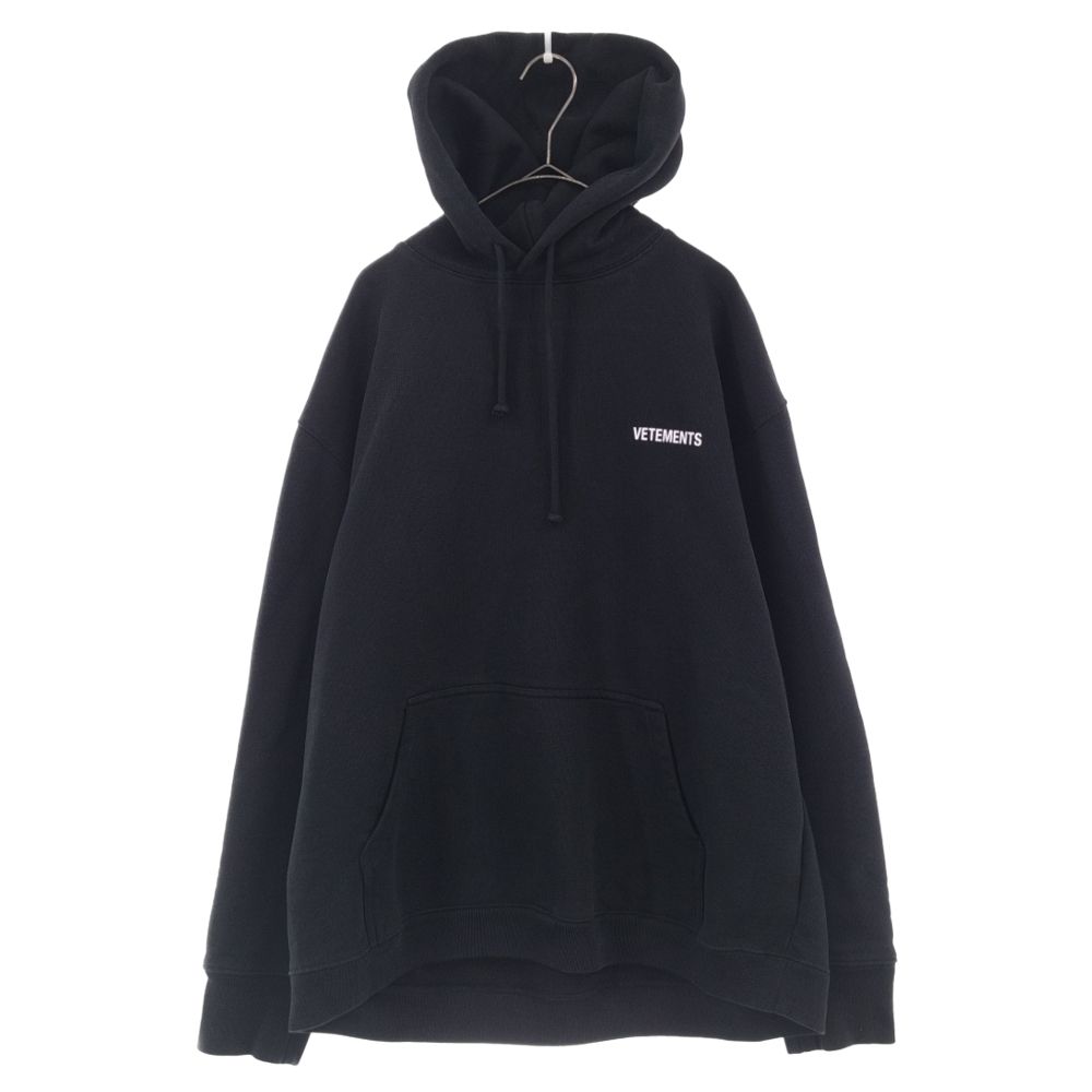 VETEMENTS (ヴェトモン) 20AW Chest Logo Pullover Hoodie チェスト ...