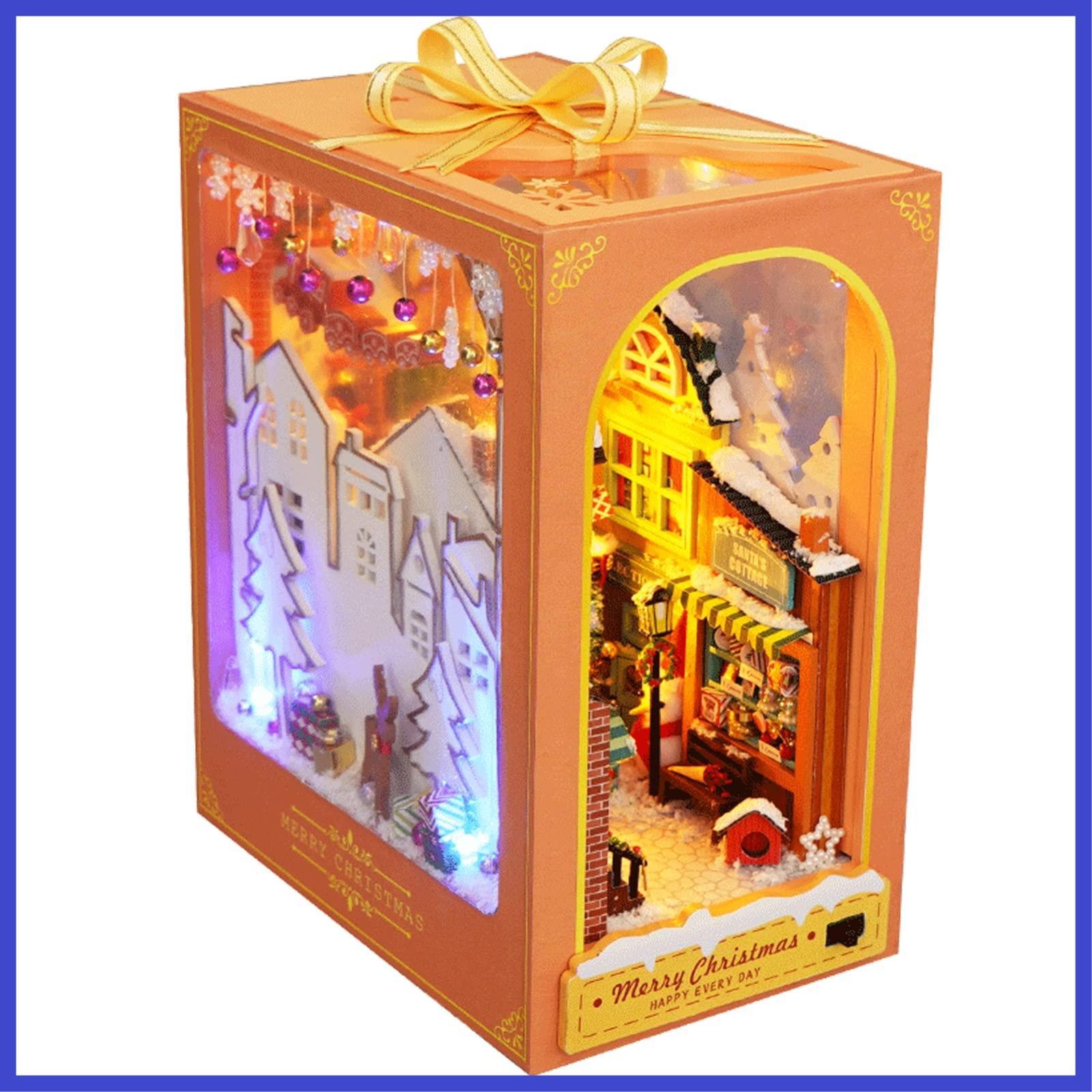 ドールハウス ミニチュア 手作りキット セット 1/24 初心者向け+LED