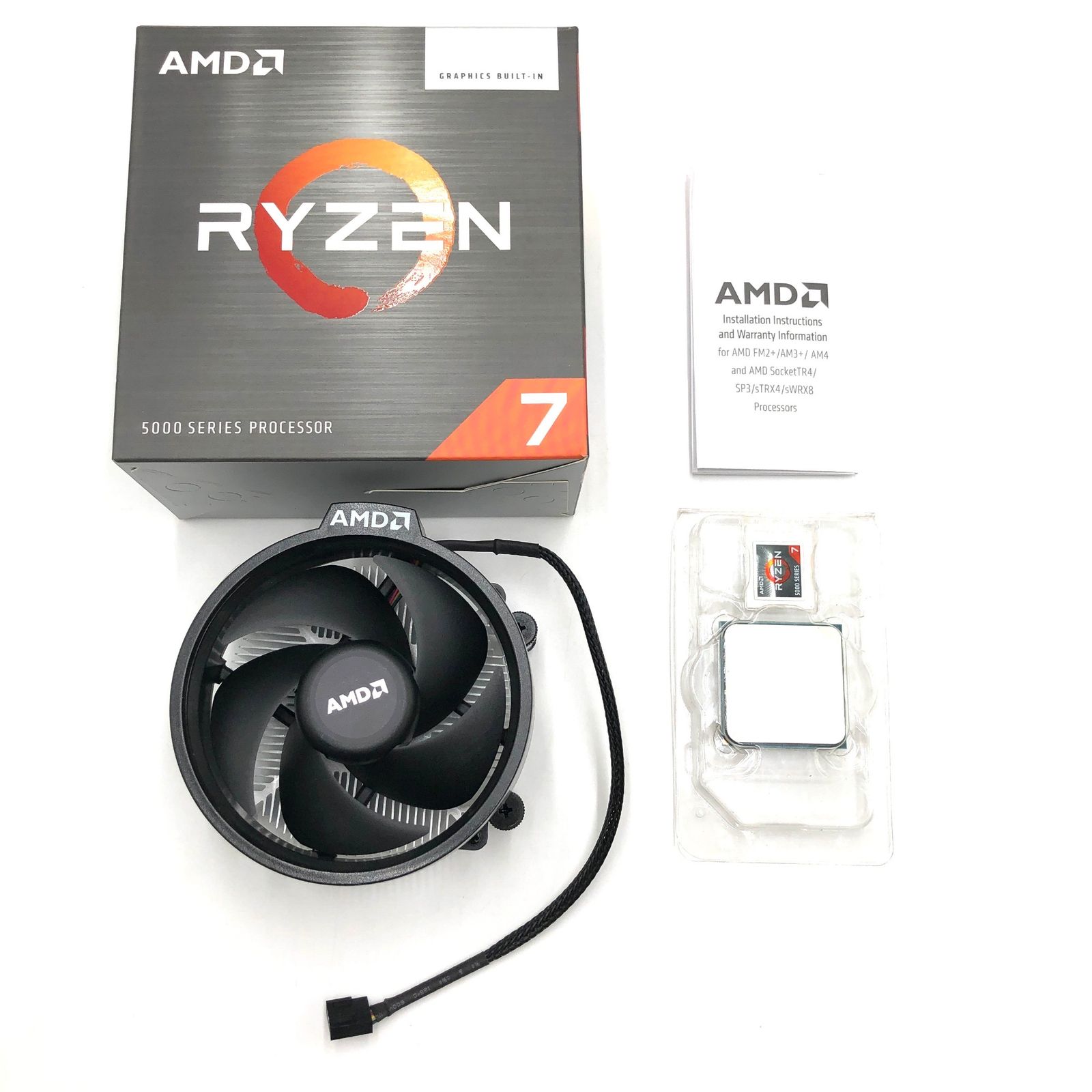 AMD Ryzen 7 5700G with Wraith Stealth cooler 3.8GHz 8コア / 16スレッド 72MB 65W【国内正規代理店品】100-100000263BOX