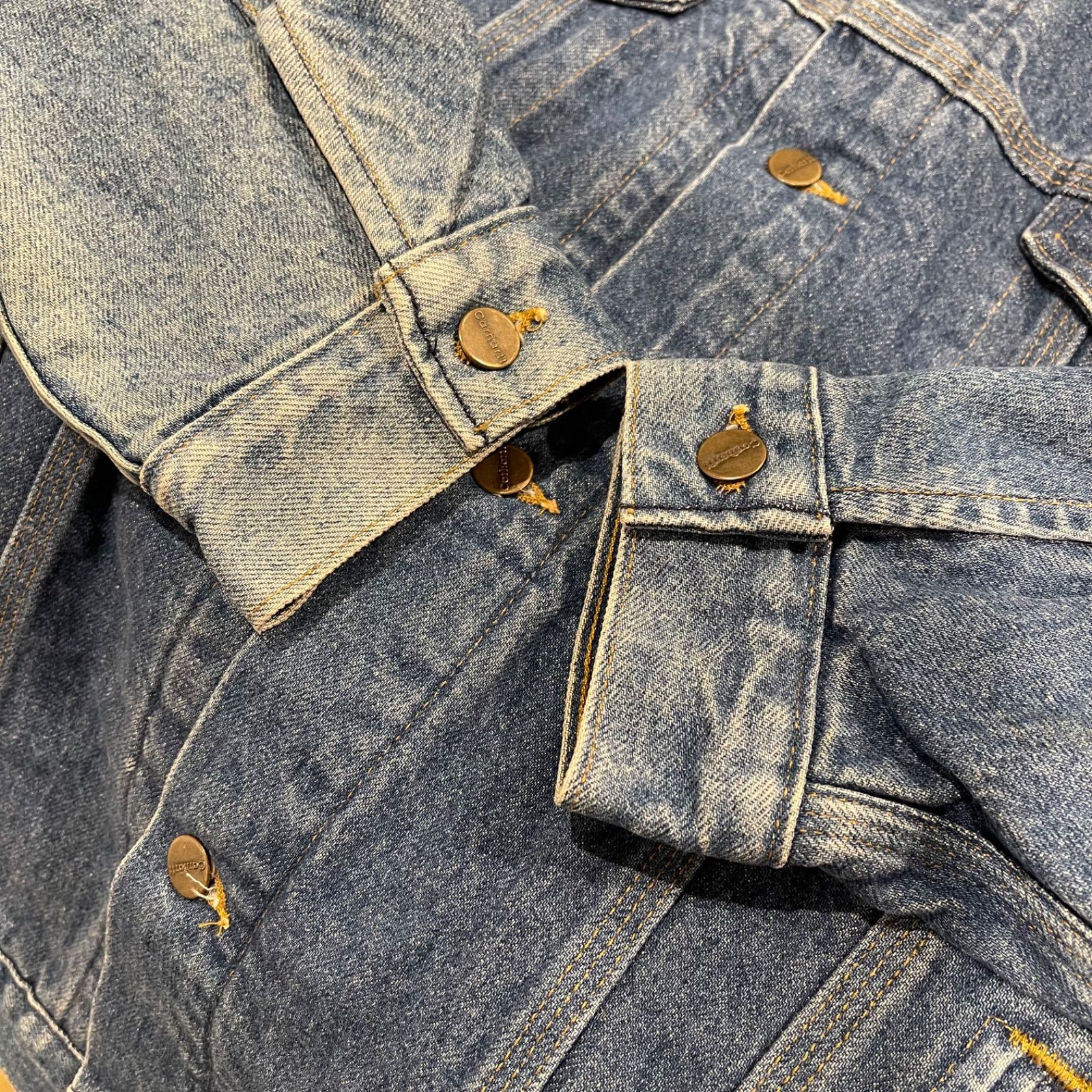 Carhartt デニムジャケット　MADEIN USA 80's 80's〜 USA製 Carhartt カーハート デニムジャケット - メルカリ