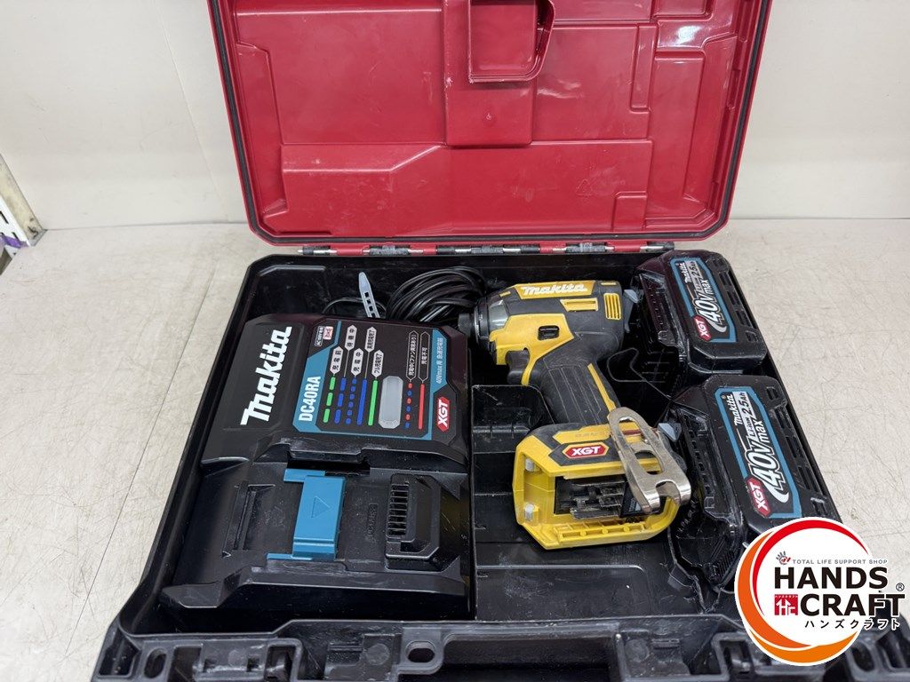 ♪ マキタ makita TD002GDXFT インパクトドライバ バッテリー×２個 充電器付き