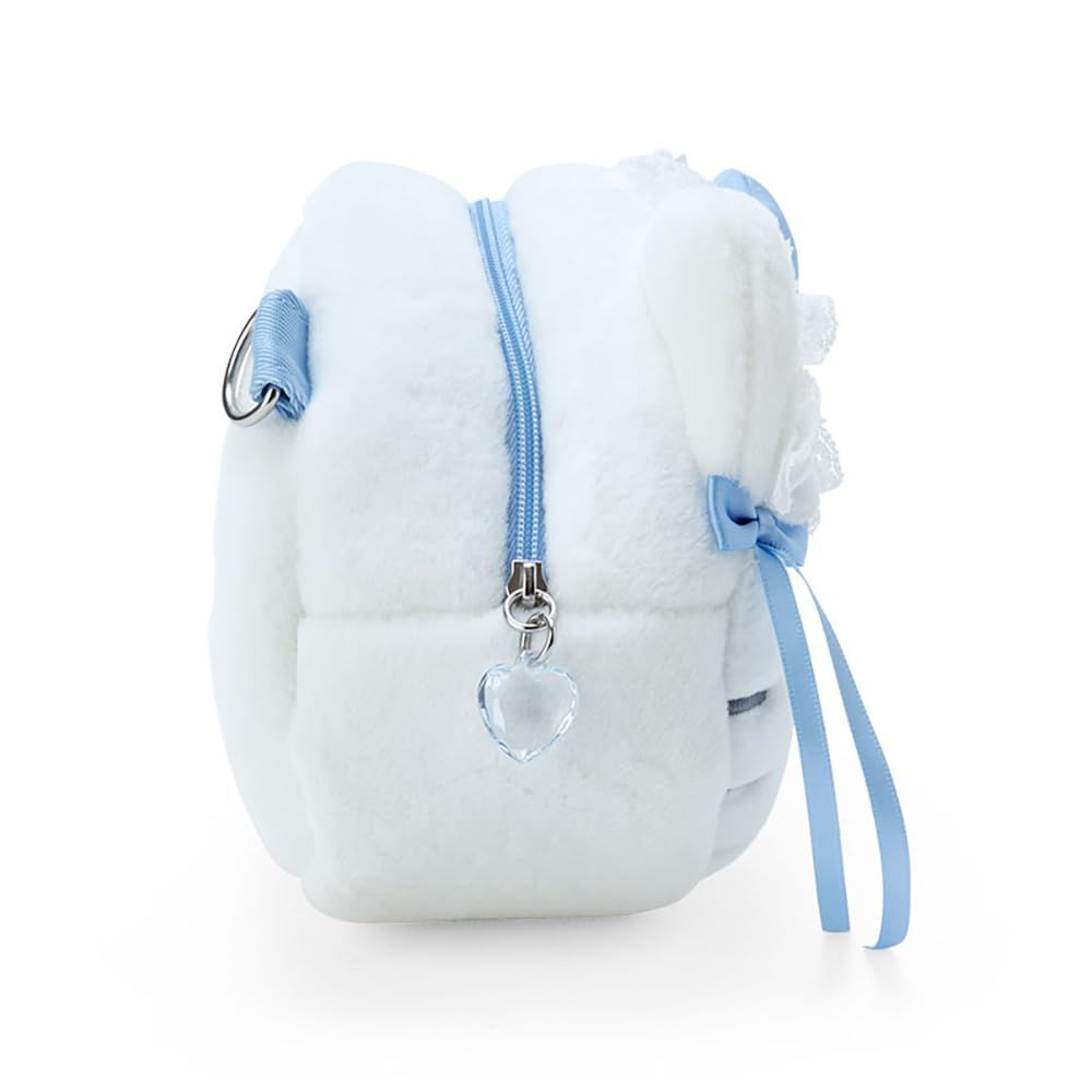 [サンリオ] ハローキティ フェイス形ポシェット水色デイズ キティちゃん hello kitty 13.7×17×8cm キャラクター 760471 [ハローキティ] ハローキティ フェイス形ポシェット水色デイズ サンリオ(SANRIO) ブルー・ネイビー&frasl;青色系）の サンリオ（ショルダーバッグ フェイス形ショルダーバッグ｜サンリオオンライン