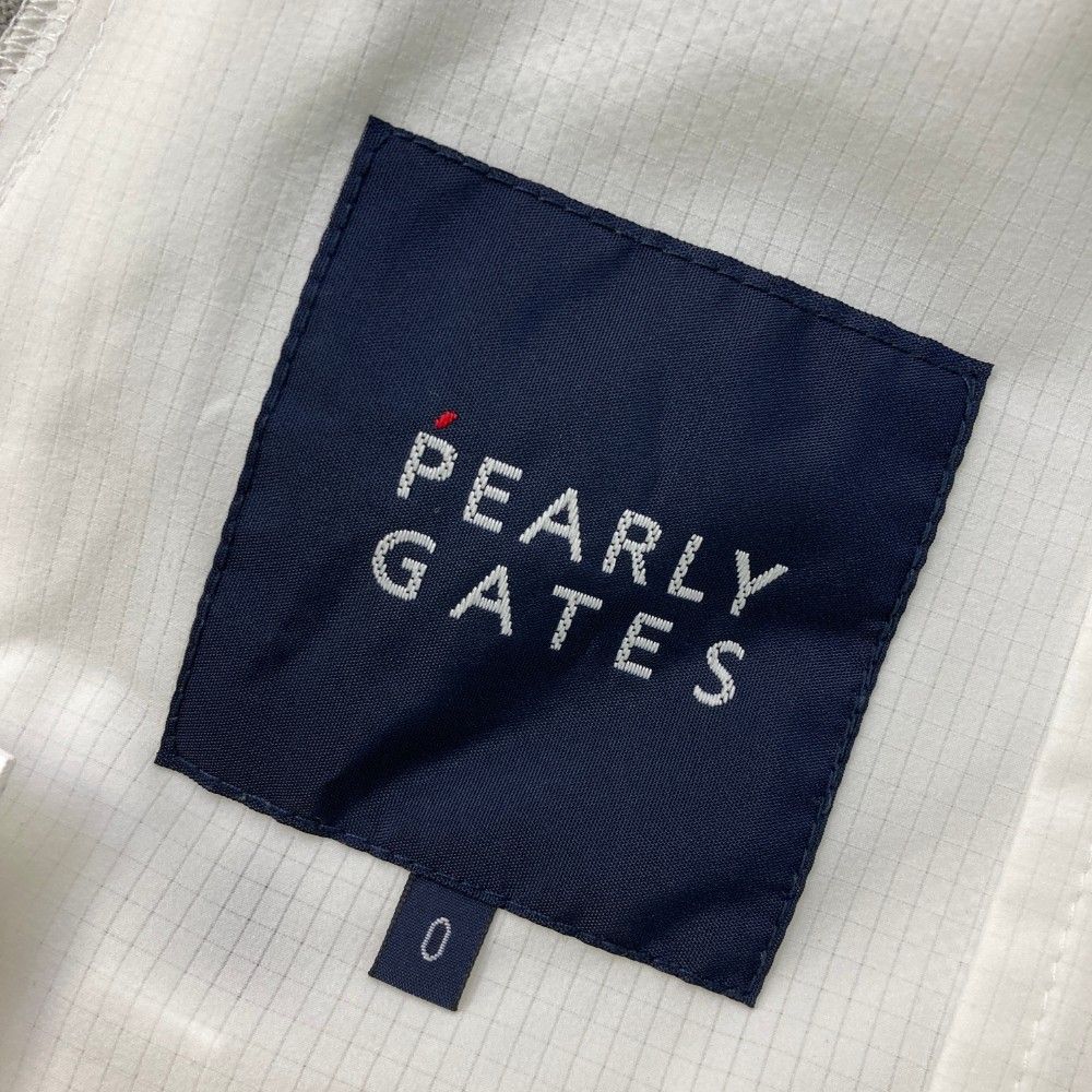 サイズ：0 PEARLY GATES パーリーゲイツ ; 切替 ジップジャケット  グレー系 [240101473608] ゴルフウェア レディース ストスト サイズ：0 PEARLY GATES パーリーゲイツ ; 切替 ジップ