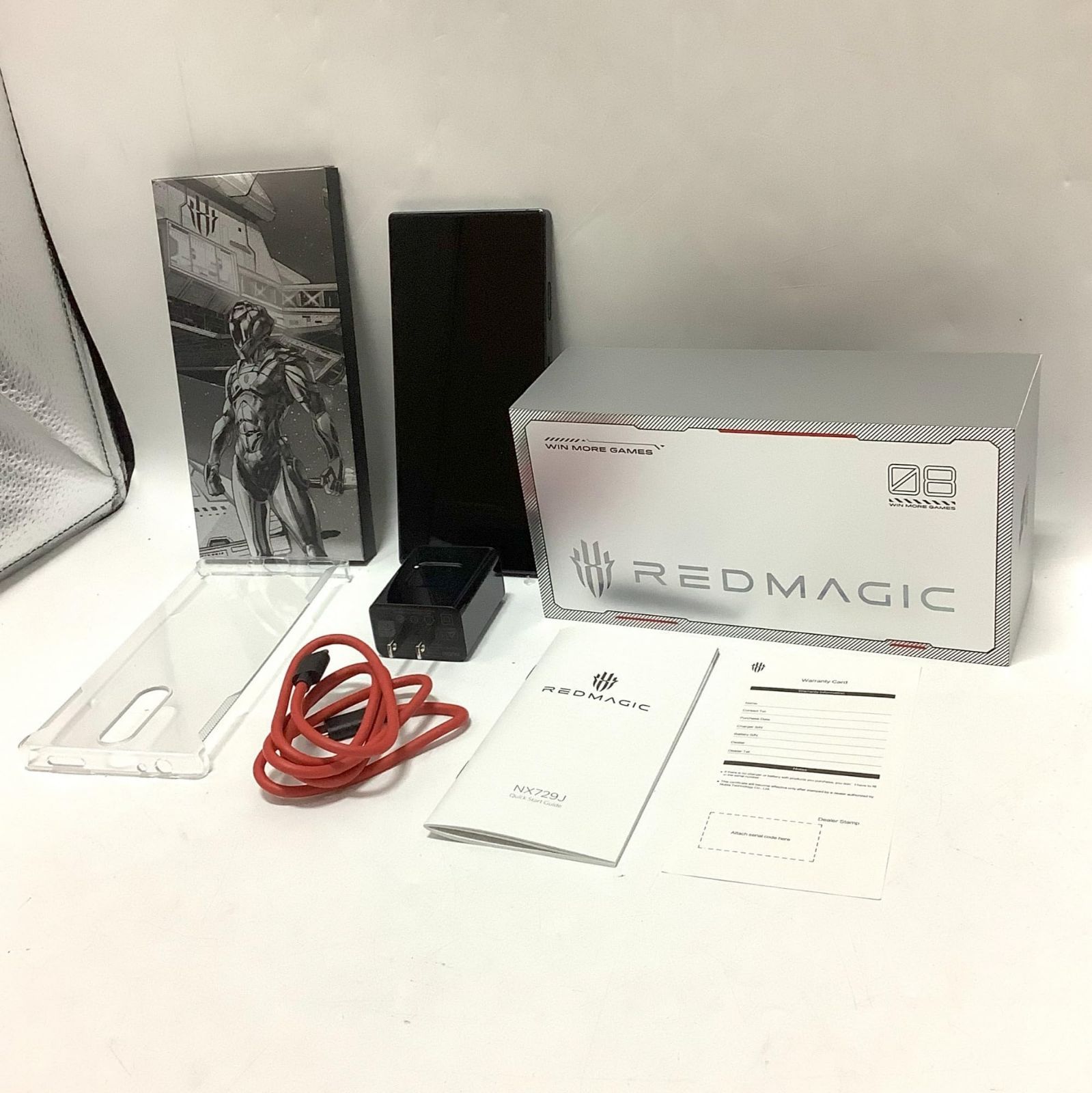 No.3821 REDMAGIC 8 Pro Matte ブラック12GB RAM 256GB ゲーミングスマホ 日本モデル 技適有