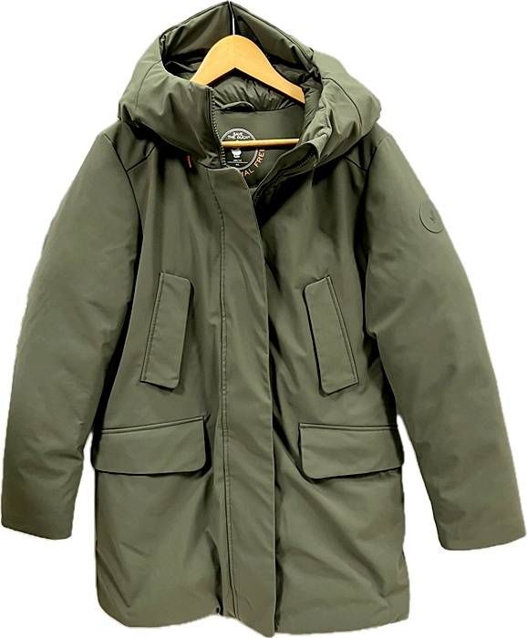 未着用 SAVE THE DUCK セーブザダッグ ARCTIC アークティックパーカ メンズ カーキ サイズ4 L