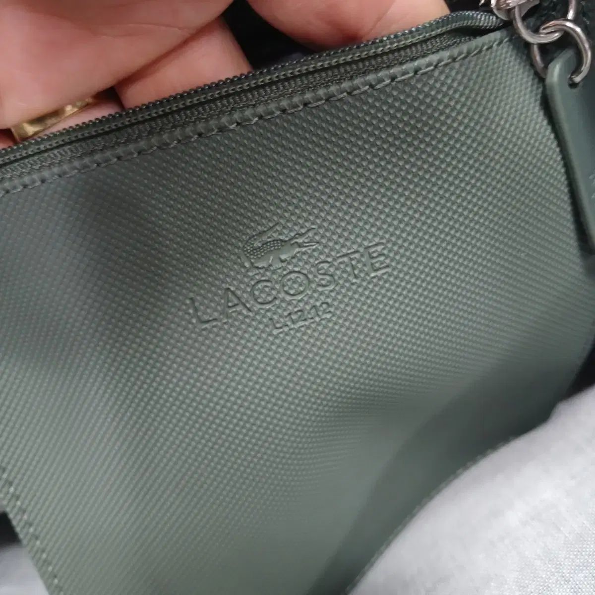 【LACOSTE】CHANTACO Clutch_NH2922C〜クラッチバッグ★韓国発 LACOSTE ラコステ セカンドバック クラッチバッグ シボ革