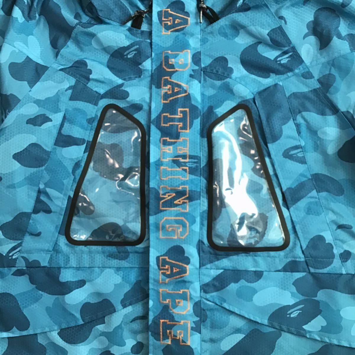 Honeycomb camo スノボジャケット Mサイズ a bathing ape BAPE hoodie snowboard jacket エイプ ベイプ アベイシングエイプ 迷彩