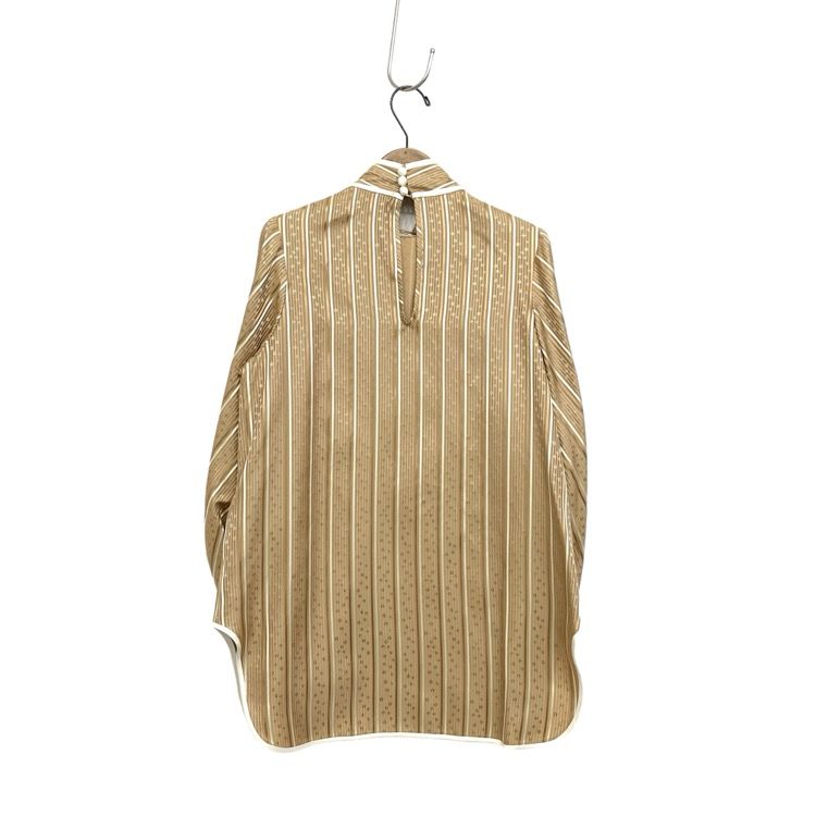 未使用品 Mame Kurogouchi マメクロゴウチ Floral Stripe Silk 
