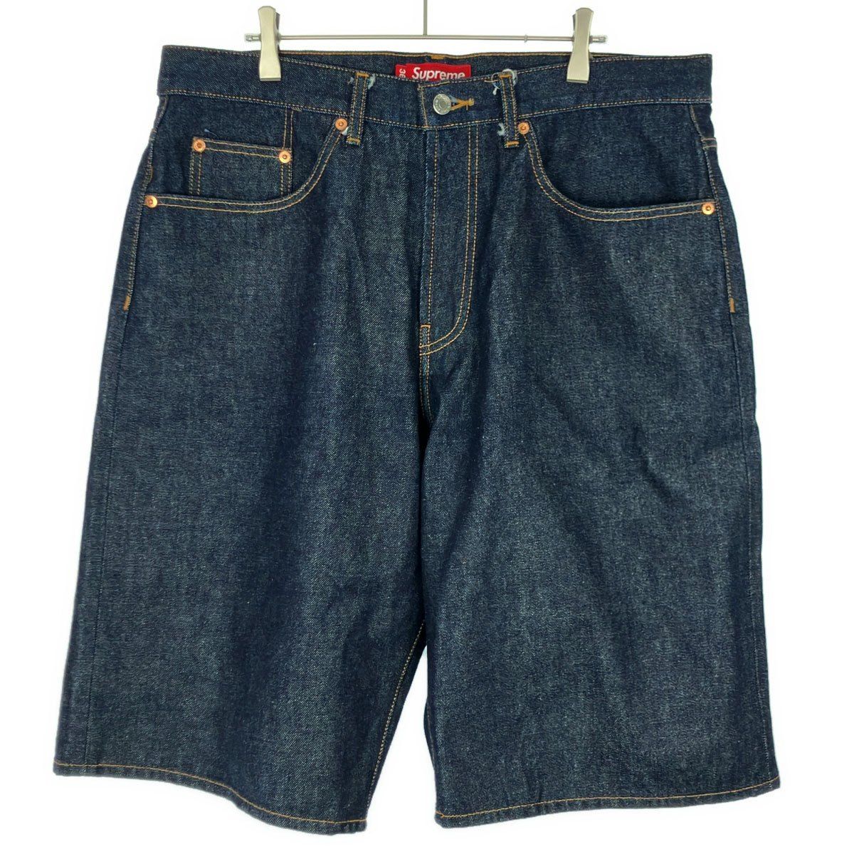 パンツ Supreme Rigid Baggy Selvedge Denim Short Supreme Rigid Baggy Selvedge Denim Short