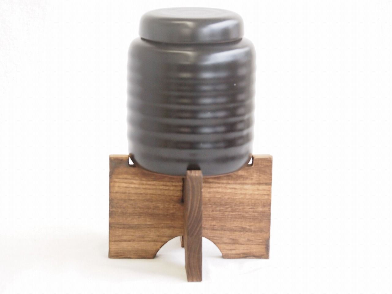 本格焼酎サーバー1000cc(18cm×24cm 1kg)三重県萬古焼き備前金彩