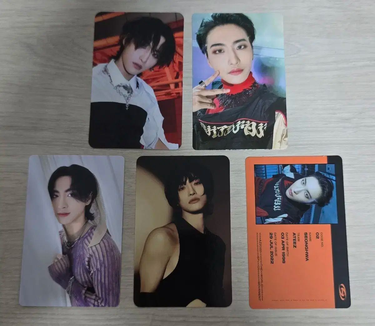 ATEEZ アチズ ソンファ seonghwa トレカ まとめ売り ATEEZ(エイティーズ・アチズ) ソンファ(SEONGHWA) トレカ まとめ