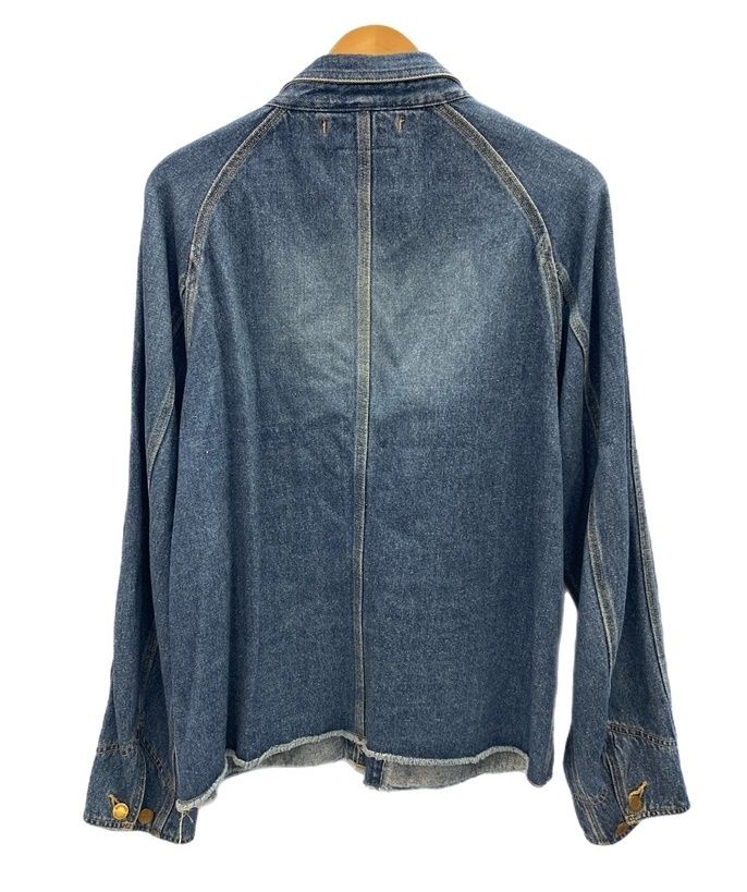 doublet (ダブレット) 17SS カットオフデニムジャケット（シルク） doublet(ダブレット) SILK DENIM BLOUSON M ダブレット doublet 17SS