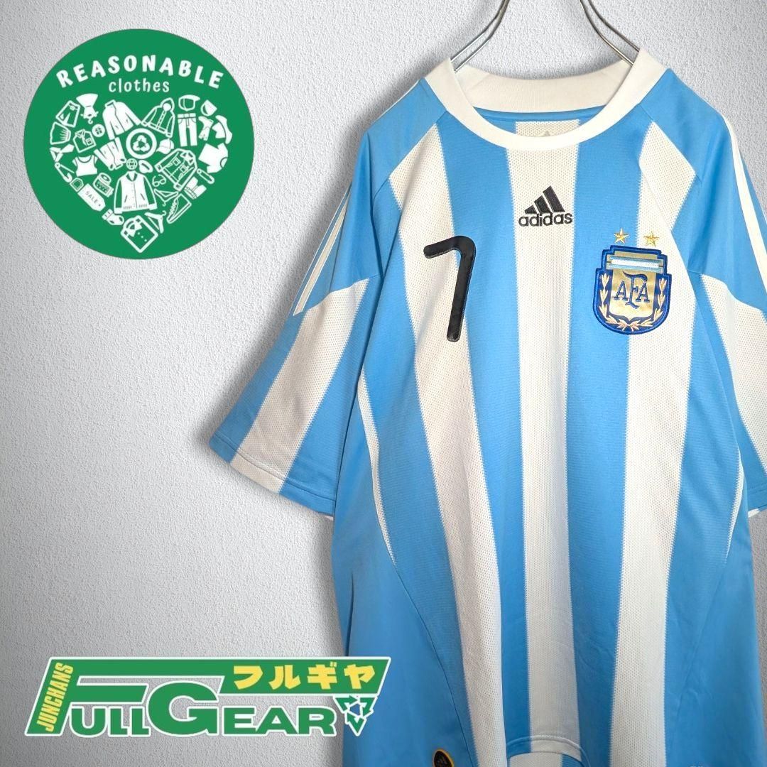 古着 サッカー ゲームシャツ 世界的人気 アルゼンチン代表 なビッグサイズ