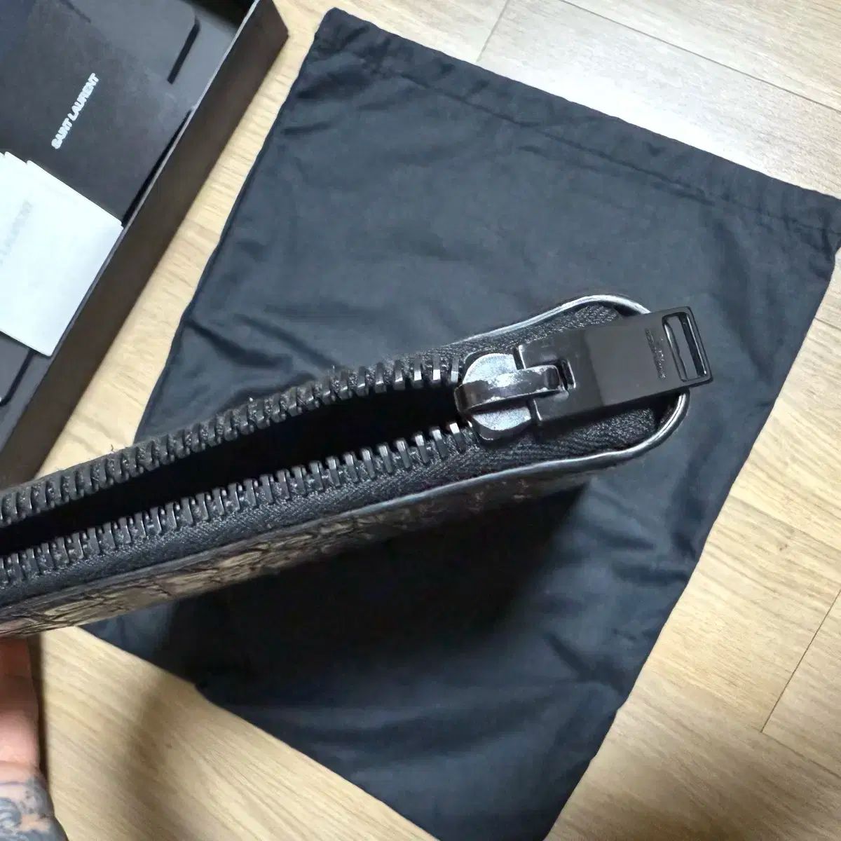 タグ付き YSL ヴィンテージバッグ サンローラン クラッチバック 未使用