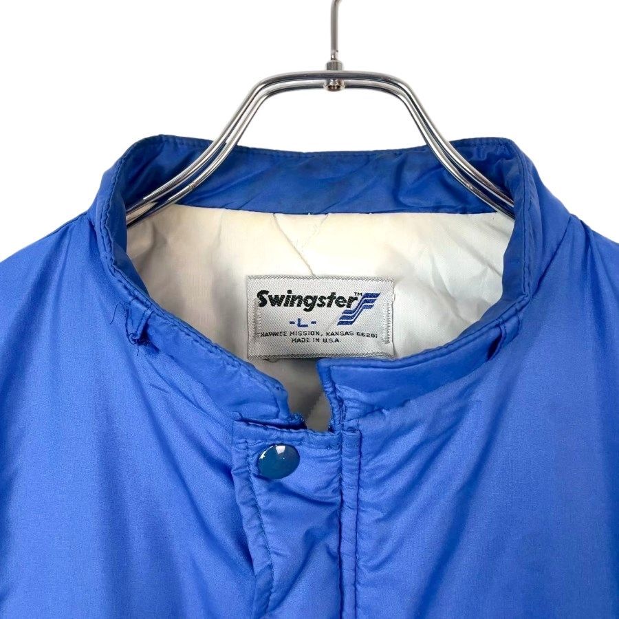 80sUSA製スイングスターSwingster中綿入りナイロンジャケットダウン 