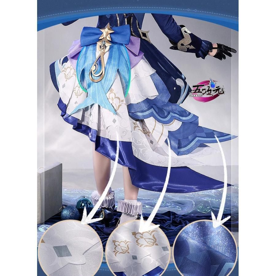 原神 フリーナ（プネウマ）コスプレMセット 三分妄想製 靴+ウィッグ付き 原神 フリーナ（プネウマ）コスプレMセット 三分妄想製 靴+