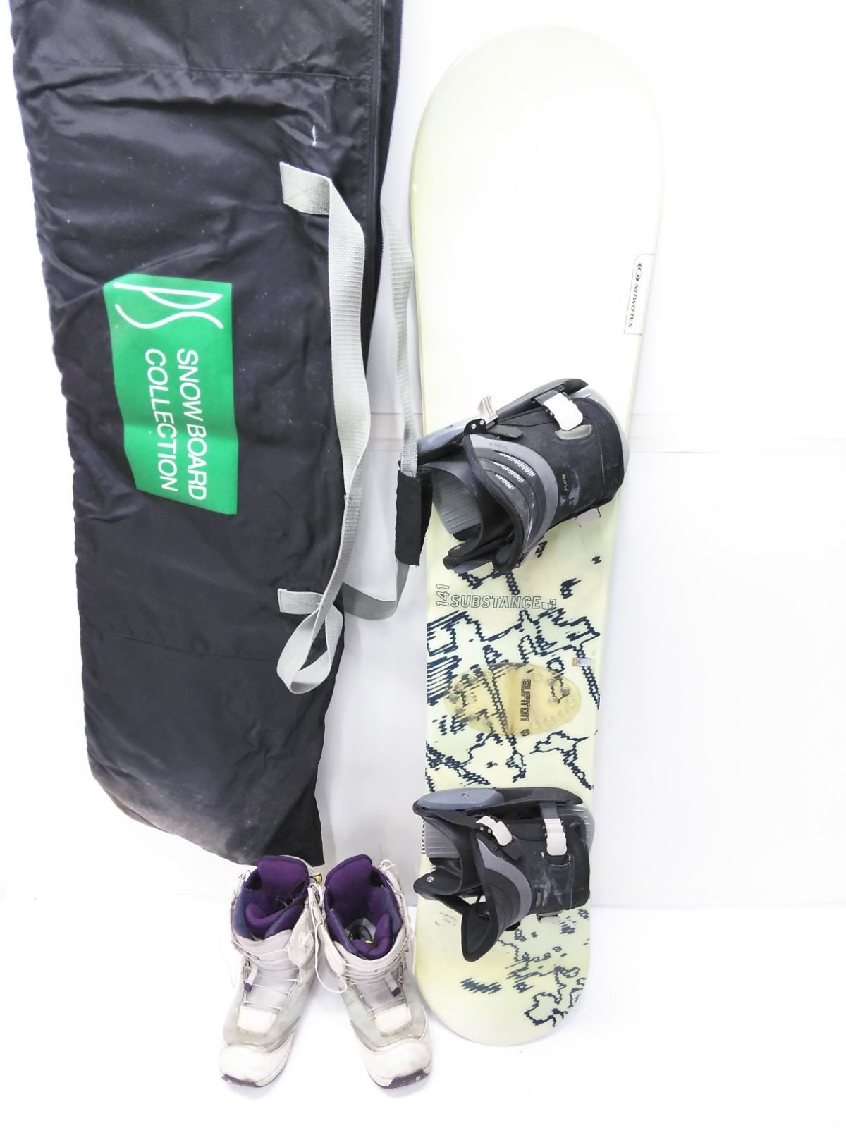 burton バートン✖︎ FLUX スノーボードセット　141cm BURTON×FLUX バインディング付バートンスノーボードセット