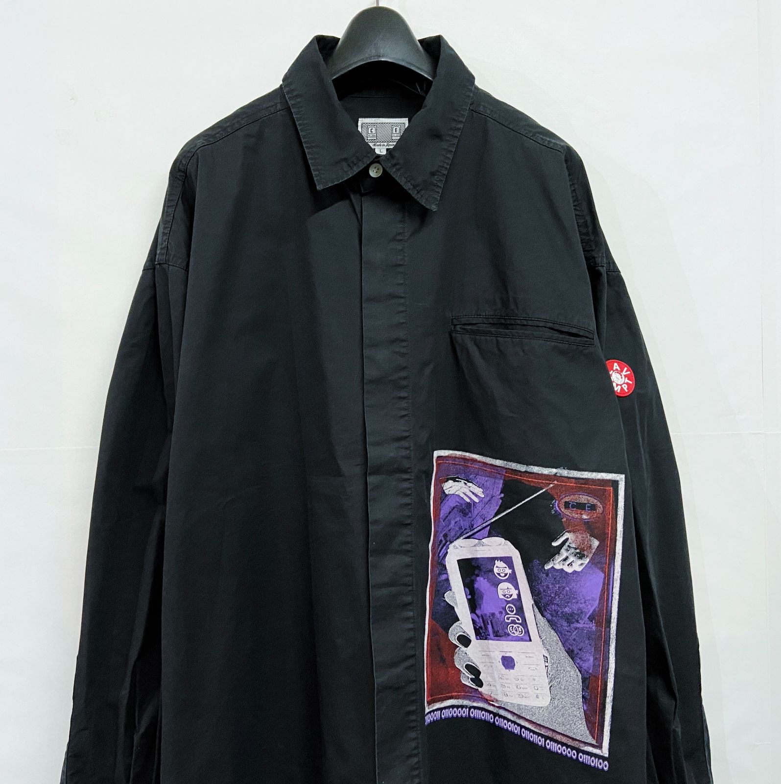 C.E CAVEMPT｜シーイー BIG SHIRT ビッグシルエット 長袖シャツ