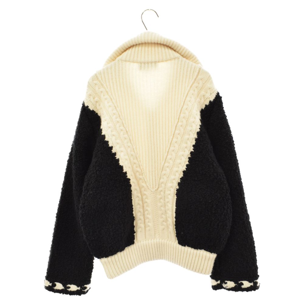 CHANEL (シャネル) 19AW ショートカシミヤロゴジャケット ホワイト