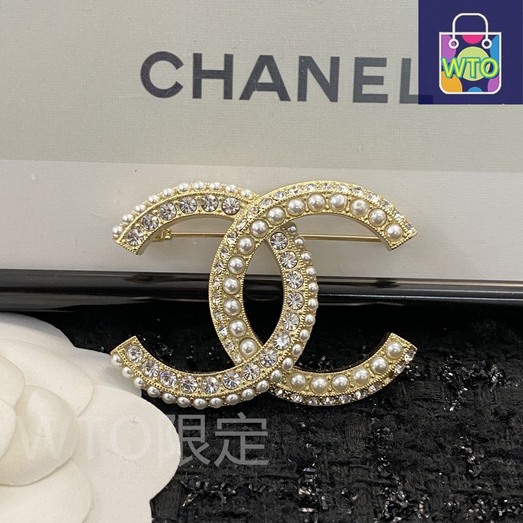 今日 Chanel シャネル ヒットモデル ブローチ