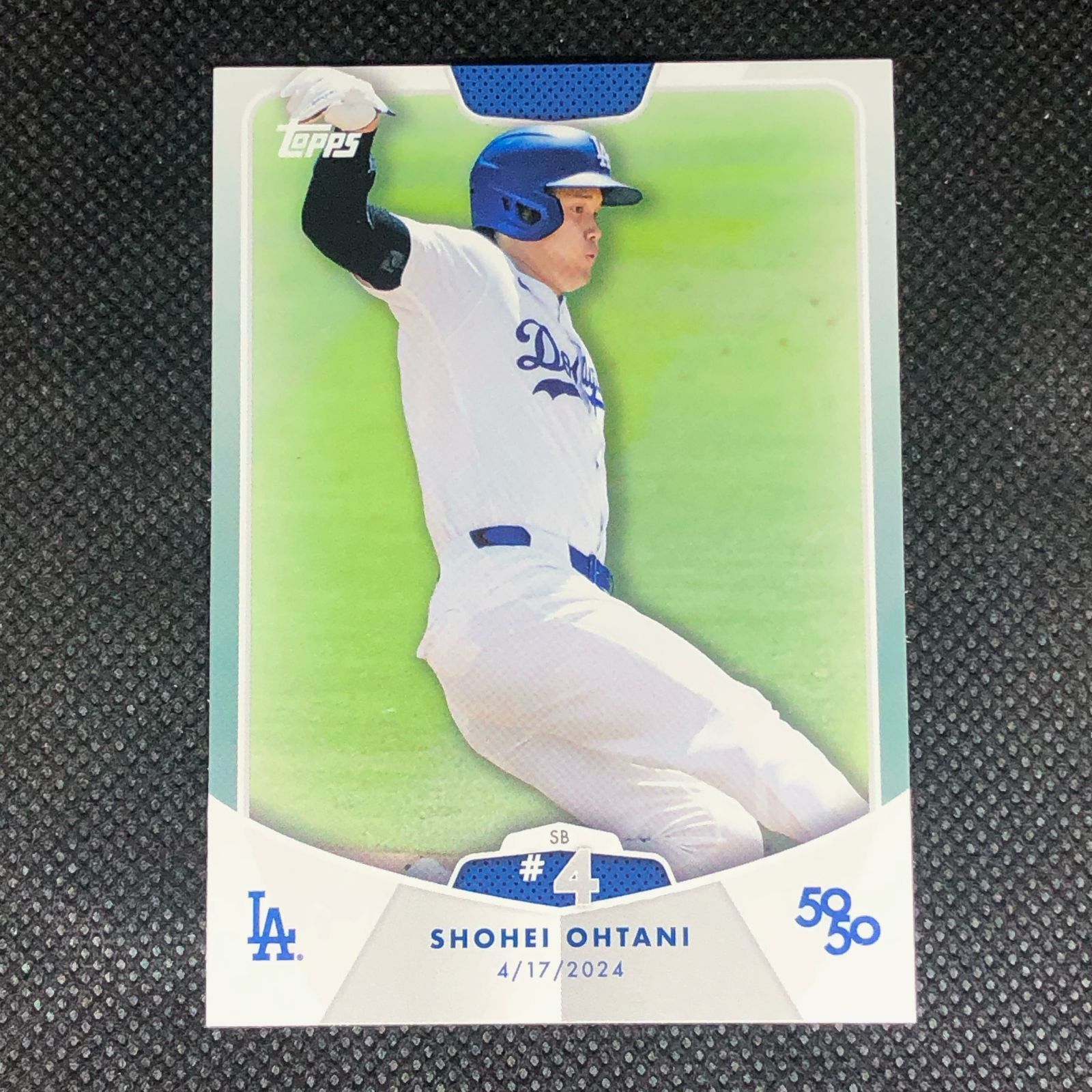 大谷翔平 ⁄ Shohei Ohtani 2024 Topps 50⁄50 ベースカード #8 SB #4
