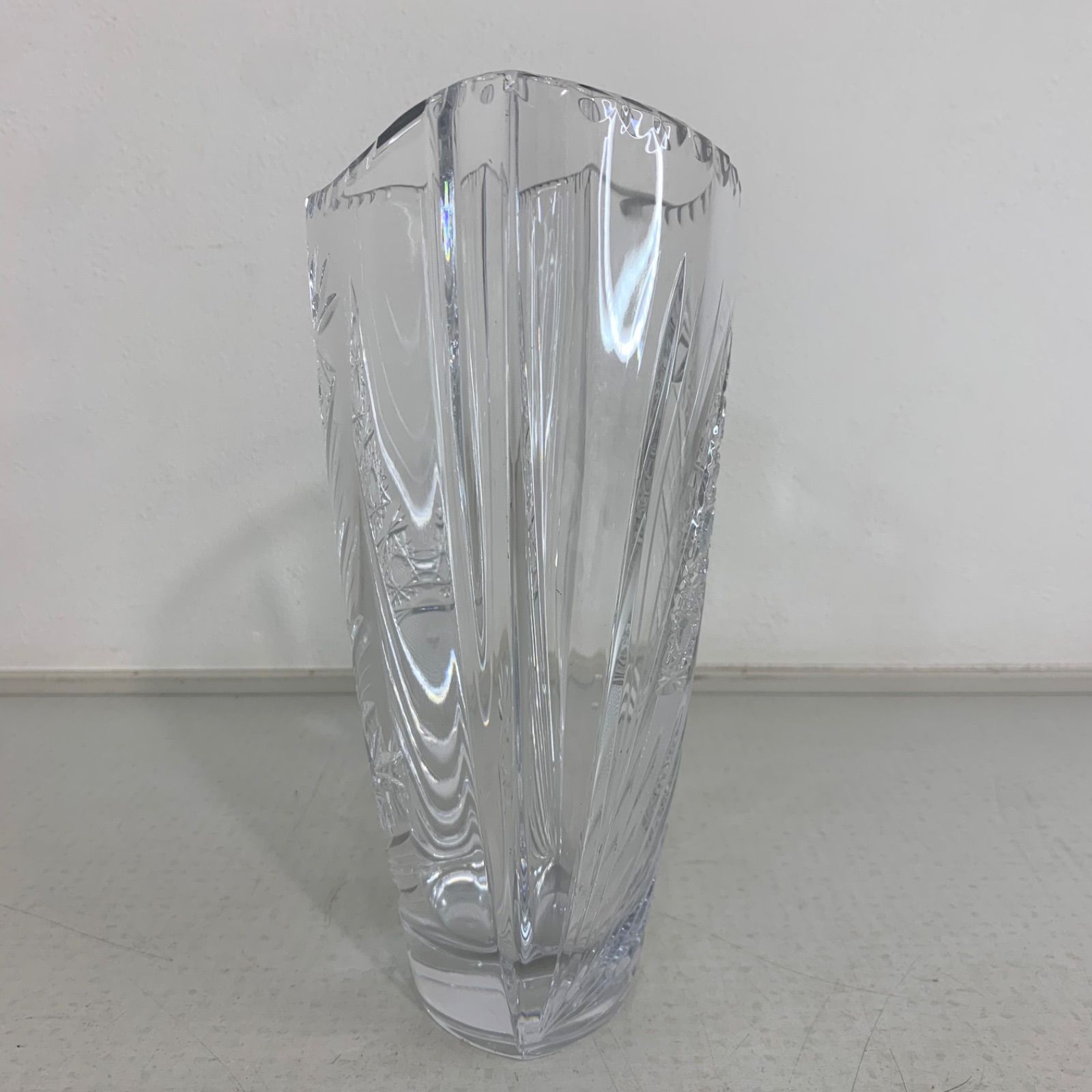 【新品】ボヘミアグラス　ラスカ　クリスタル　花瓶　チェコ製 ラスカボヘミアグラス 花瓶 クリスタル 透明 洋風 - メルカリ