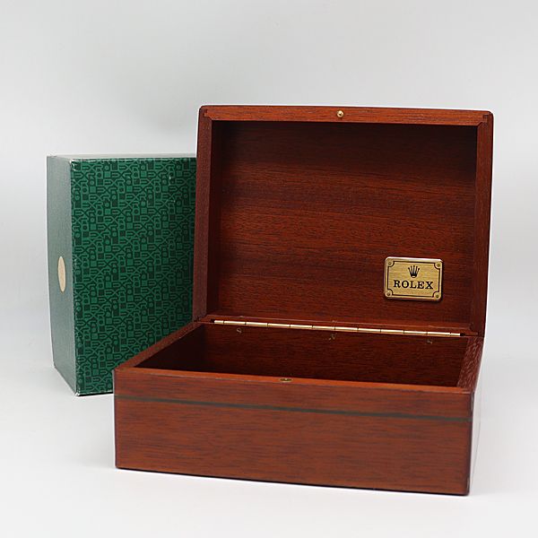 ロレックス 空箱/BOX/ケース 外箱付 腕時計用 ブラウン 木目調 メンズ