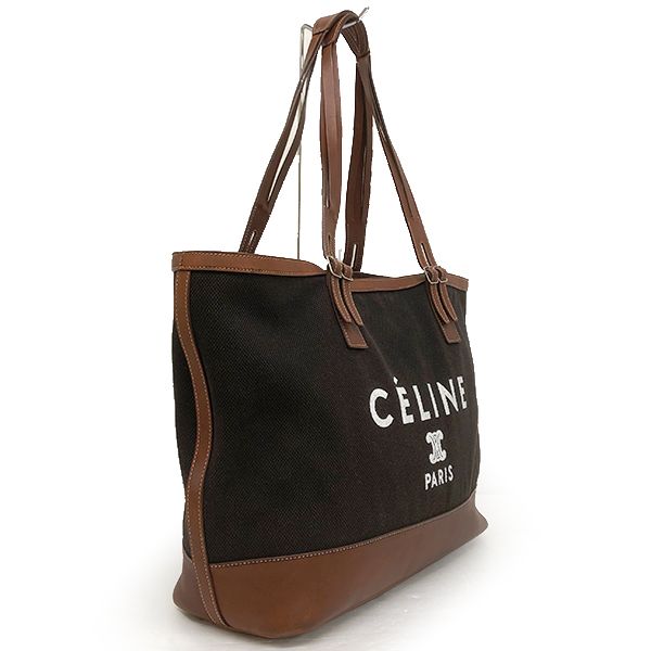CELINE セリーヌ レザー ハンドバッグ トートバッグ ブラウン S-CE 