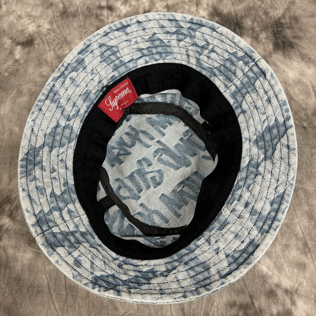 シュプリーム22SSFatTip Jacquard Denim Crusher Supreme/シュプリーム【22SS】Fade Jacquard Denim Crusher