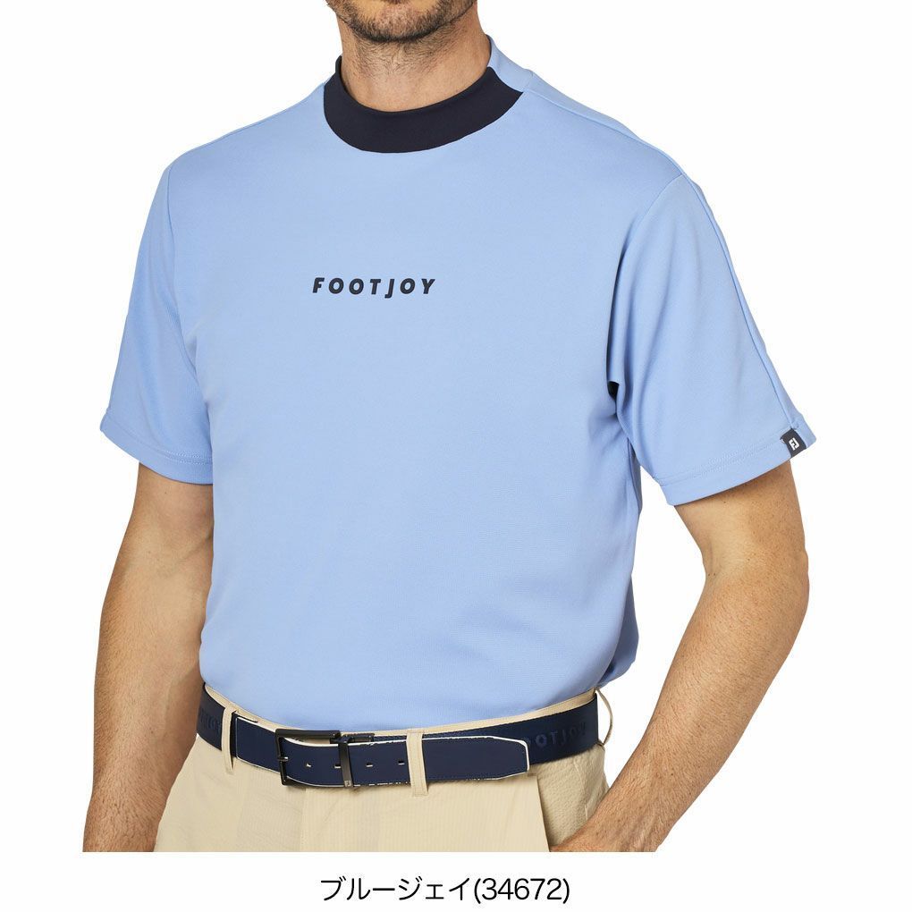 FOOTJOY モックネックセット スリーブロゴ半袖モックネックシャツ - FootJoy Japan