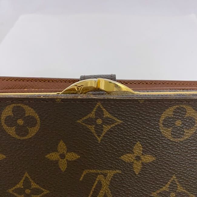 ルイ ヴィトン 二つ折り 財布 ポルトフォイユ ヴィエノワ ブラウン