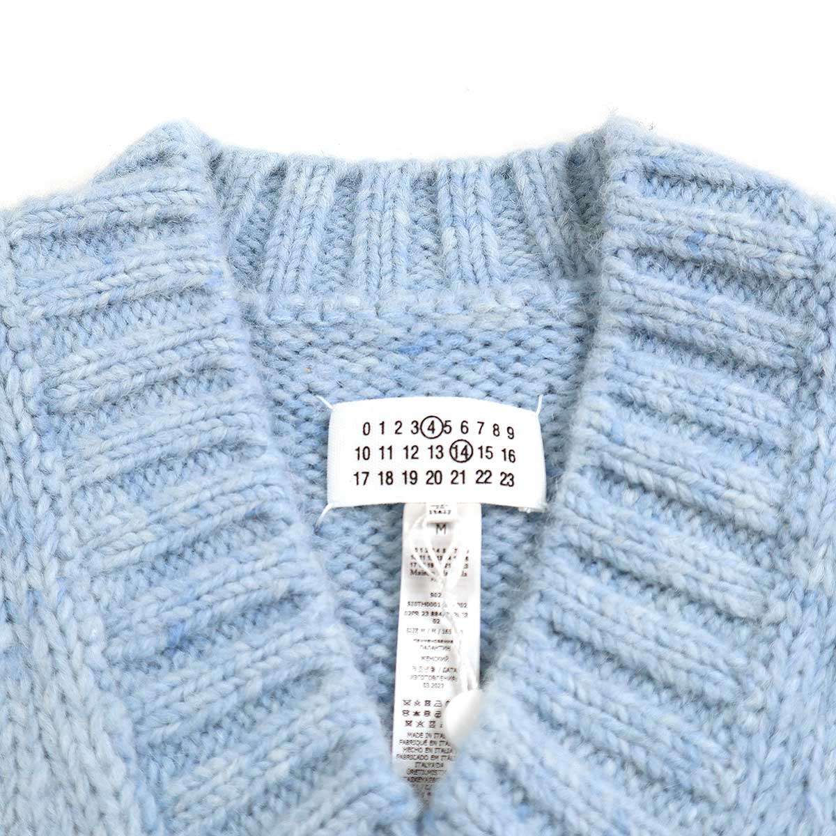 Martin Margielaニットベスト(薄手)/ボーダー 関税負担なし☆Maison Margiela メゾン マルジェラ ニットベスト