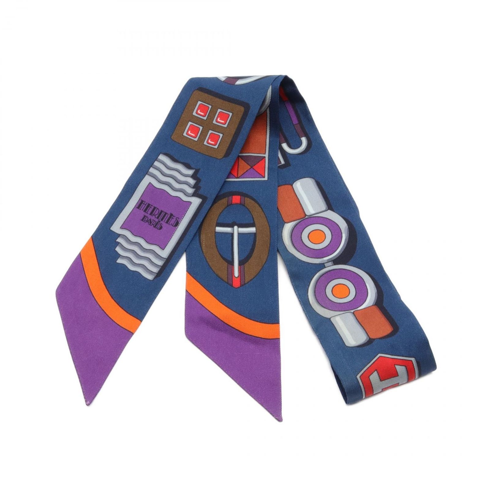 エルメス ツイリー Carre en Boucles スカーフ - メルカリ