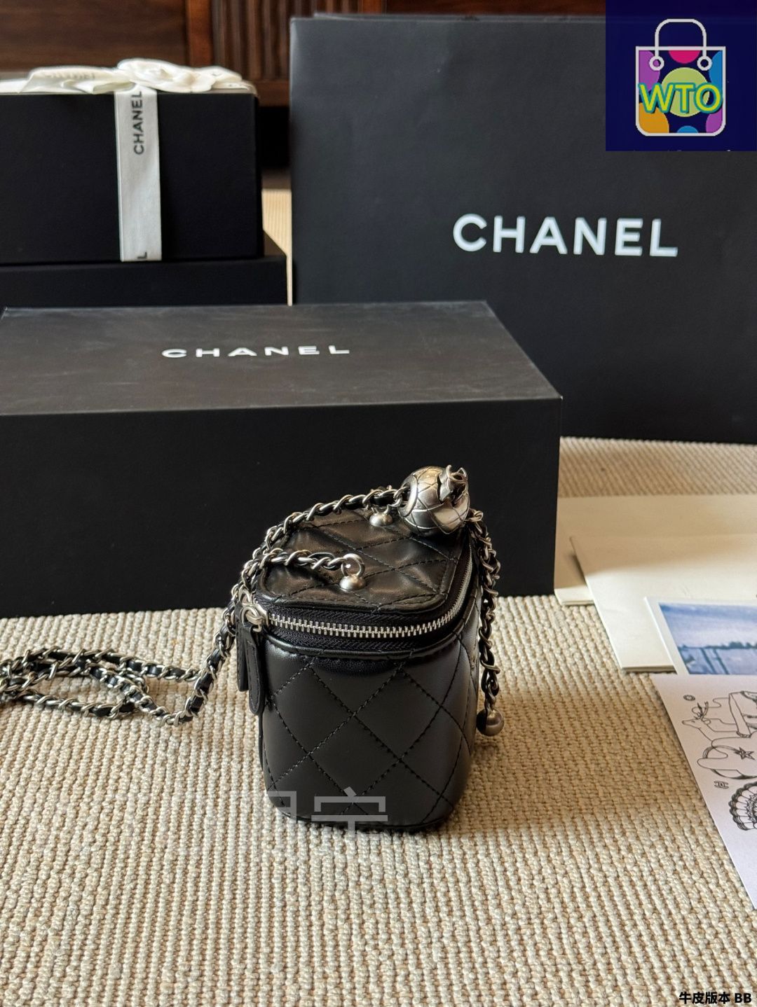 今日特価】Chanel シャネル ボックスバッグ くつろいだ感じ-WTO