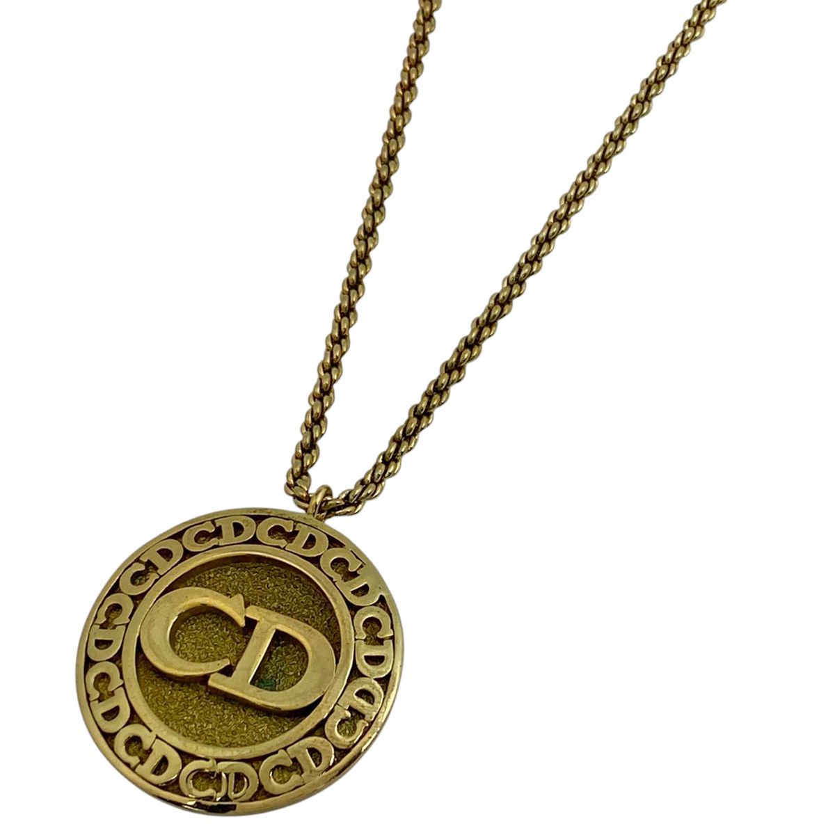 Christian Dior クリスチャンディオール CDロゴ ラインストーン 