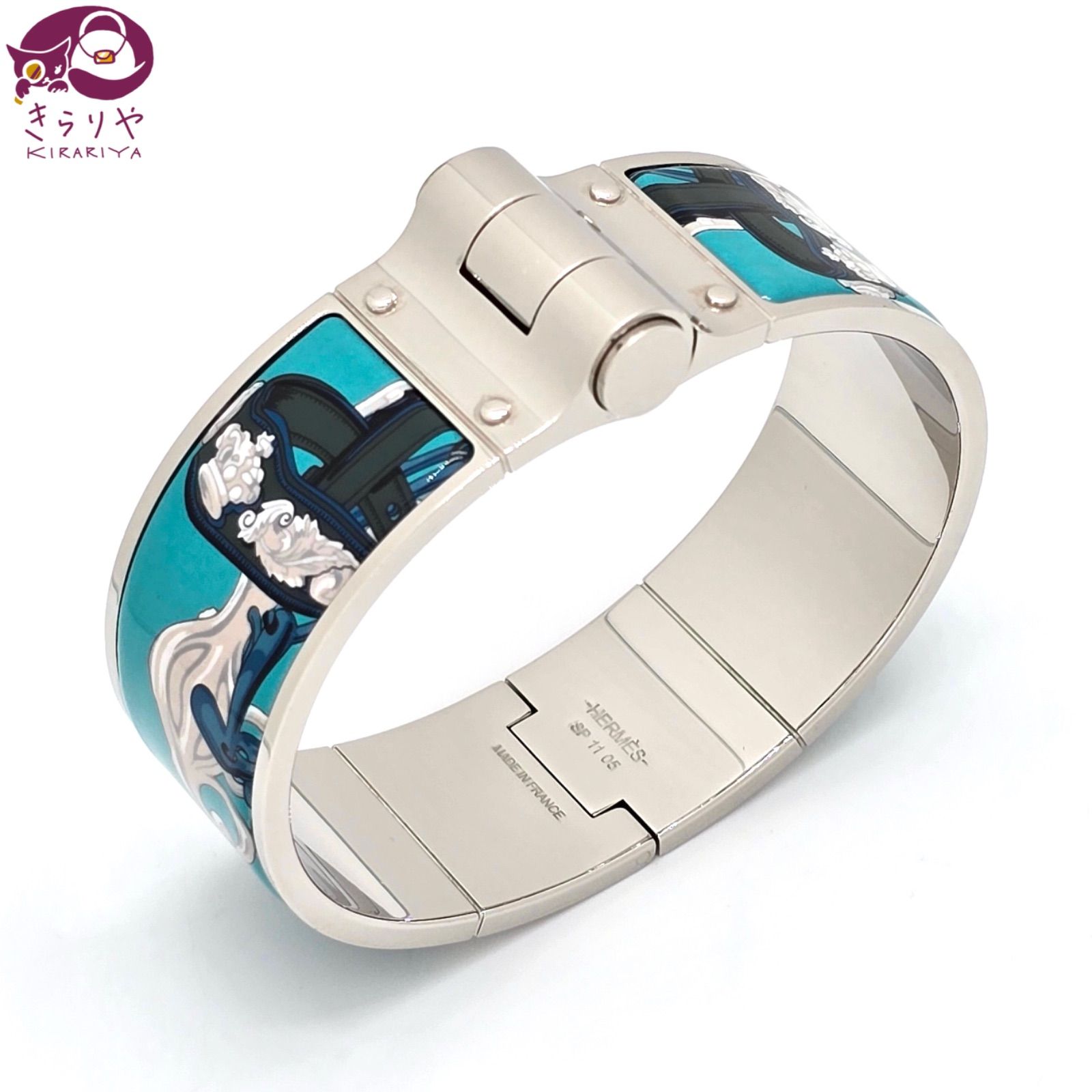 エルメス HERMES バングル シャルニエールGM ブレスレット 腕輪 ゴールド