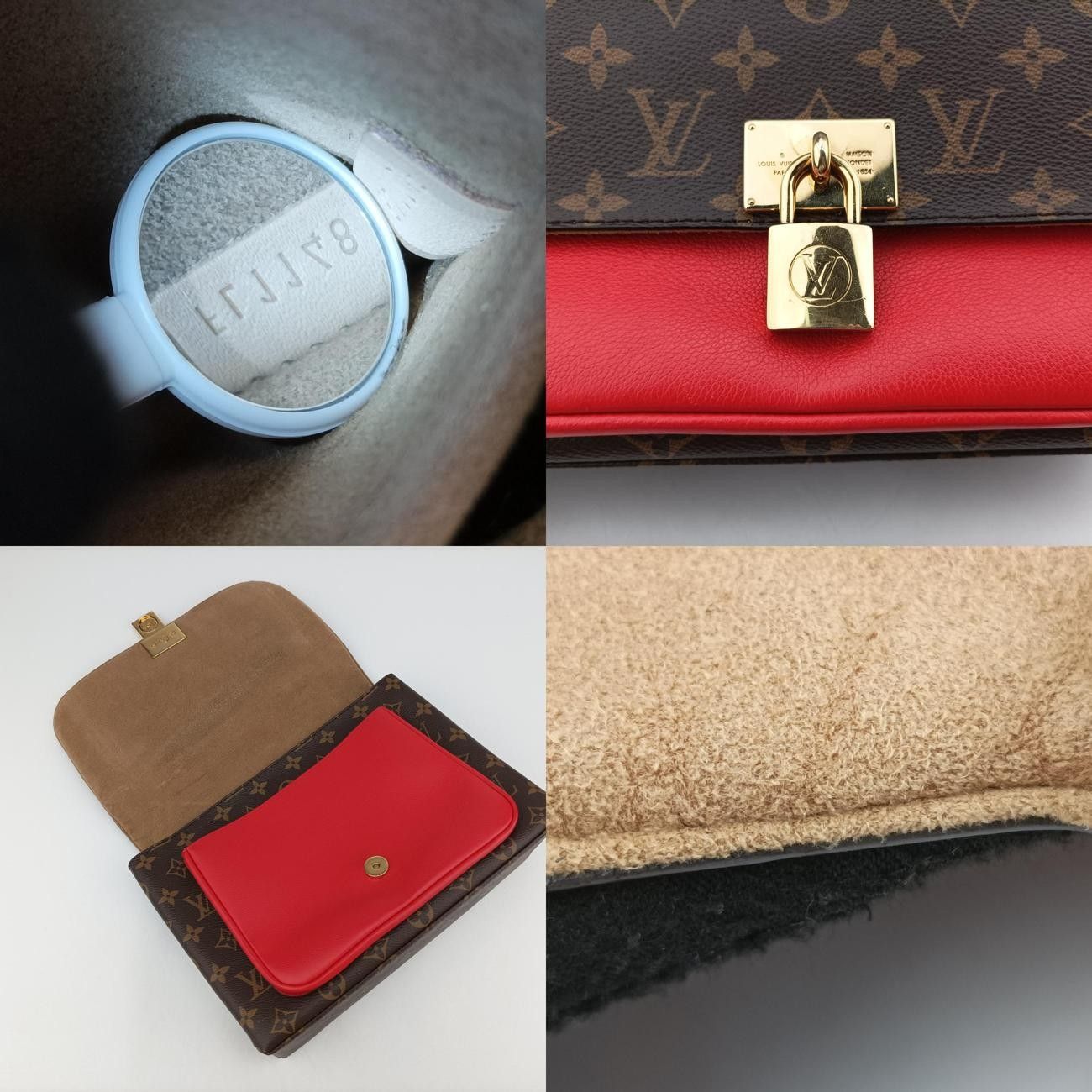 ブラウン系×コクリコモノグラムキャンバス×カーフレザーM44286FL1148