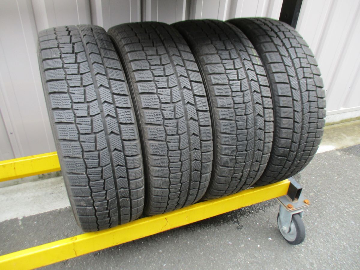 205|60R16 92Q ダンロップ WINTER MAXX WM02 スタッドレス 2019年製 4本 送料込 T59380801 インボイス領収書発行