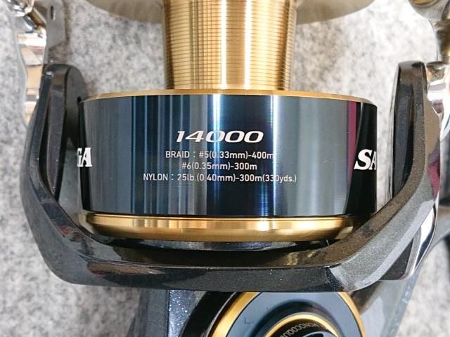 新品 SALTIGA 14000-P スピニングリール 中古】DAIWA ダイワ