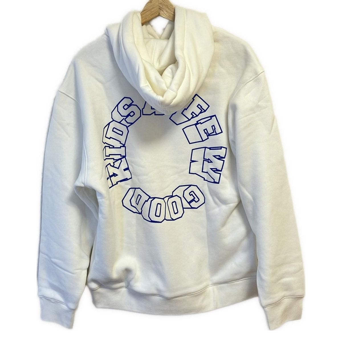 A FEW GOOD KIDS アフューグッドキッズ パーカー サイズS メンズ - 白×ブルー 長袖