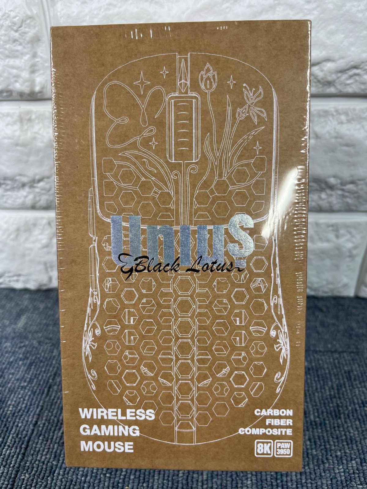 未開封 UNIUS 軽量ワイヤレスゲーミングマウス Black Lotus YMX06025092307