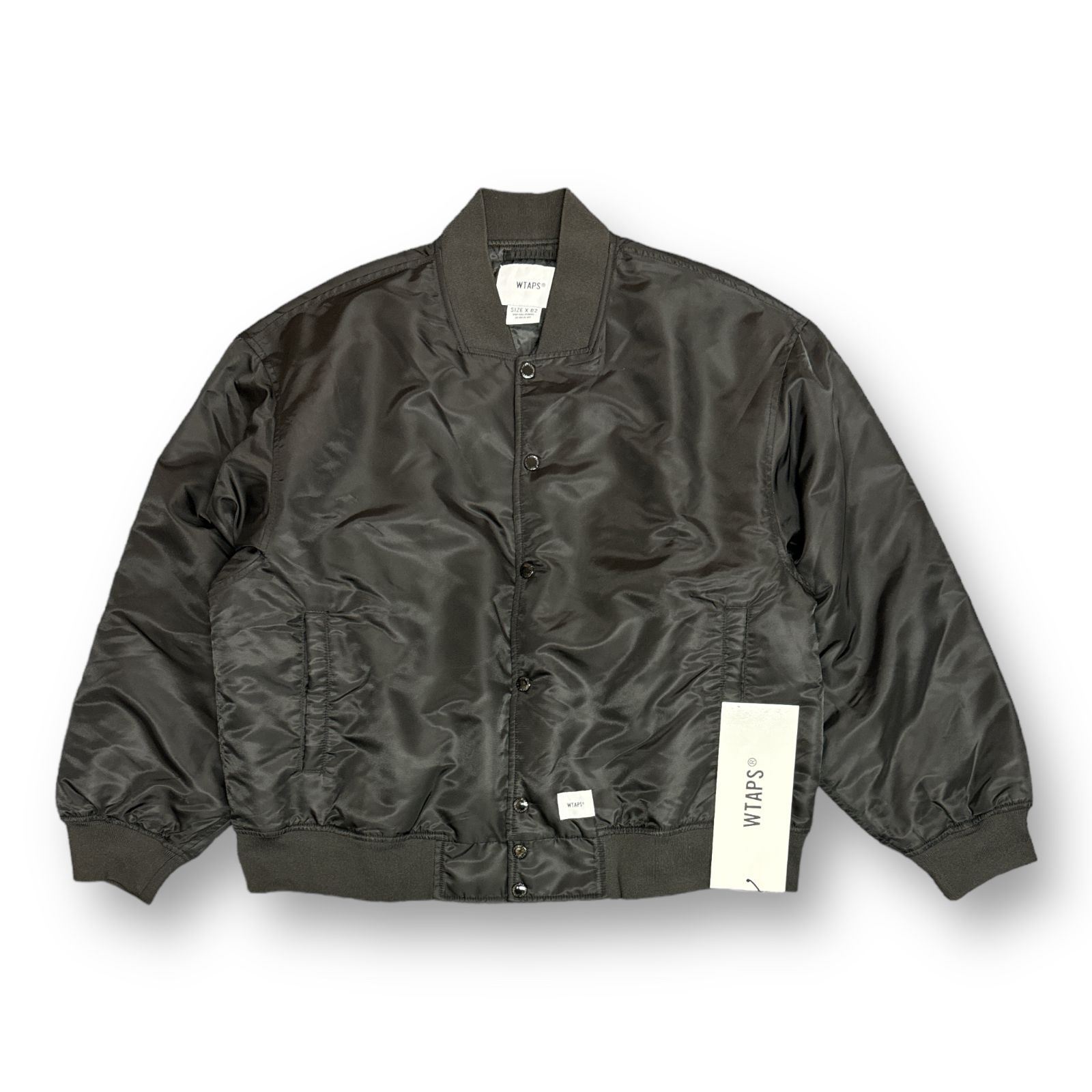 WTAPS TEAM / JACKET 黒 XL MA-1 ダブルタップスジャケット/アウター