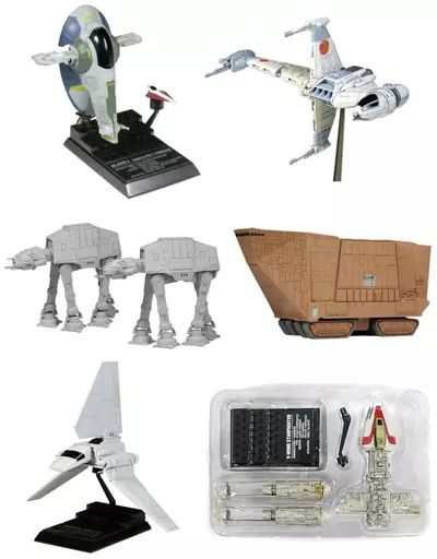 食玩　トレーディングフィギュア　全6種セット 「スター・ウォーズ ビークル・コレクション1」 中古】食玩 トレーディングフィギュア 全6種セット 「スター