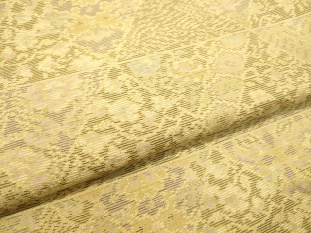 平和屋着物○本場大島紬 花唐草文 正絹 逸品 未使用 DAAR4358tw