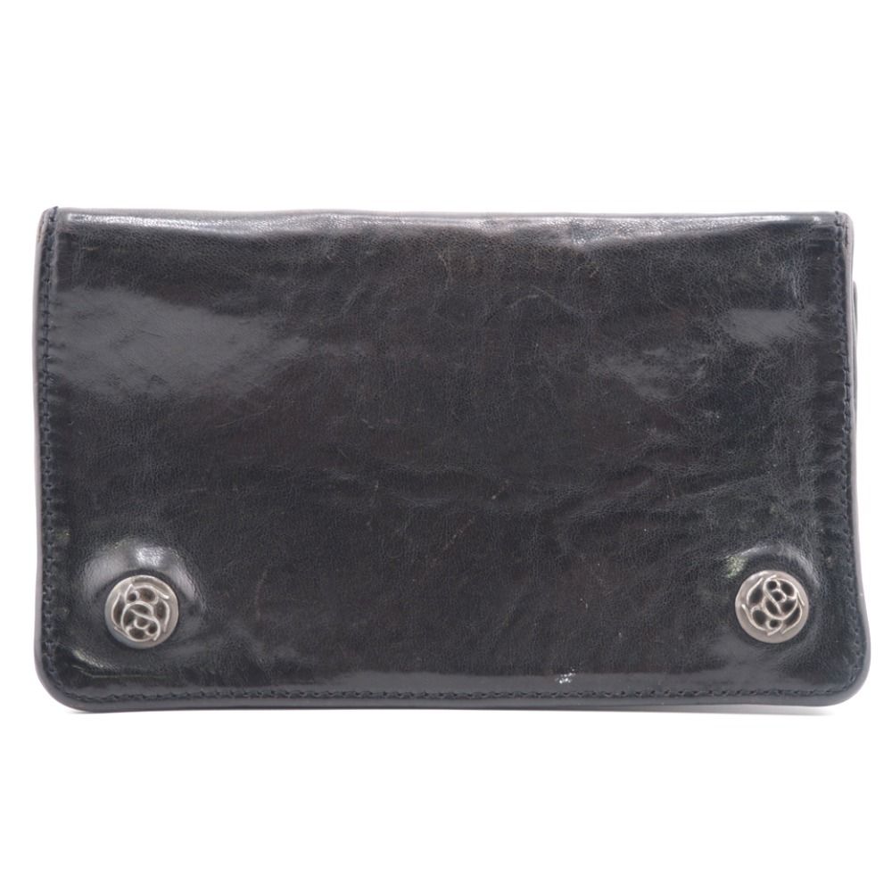 クロムハーツ ChromeHearts 1Zipフローラルボタンレザーウォレット クロムハーツ 財布（Chrome Hearts）ウォレット 1ジップ