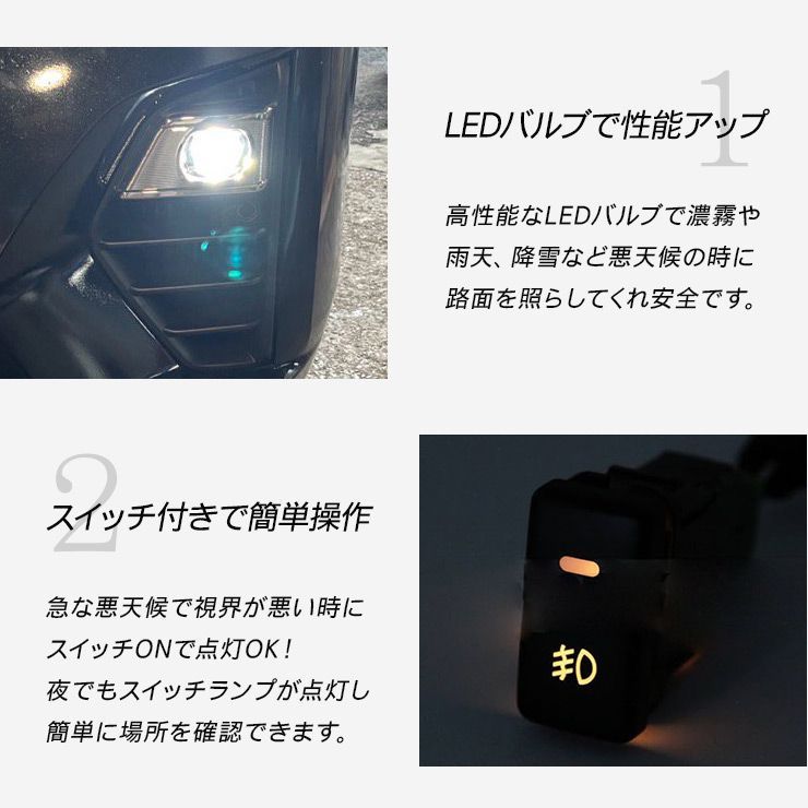 NV350 キャラバン E26 後期 LEDフォグランプキット フォグランプユニット DX/プレミアムGX アクセサリー カスタム 外装パーツ -  メルカリ