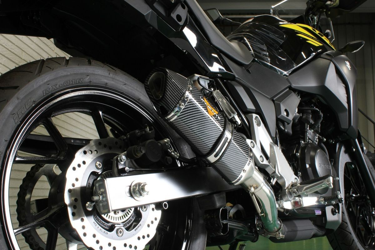 Valiente Vストローム250/ABS マフラー 2BK-DS11A カルマ カーボン 