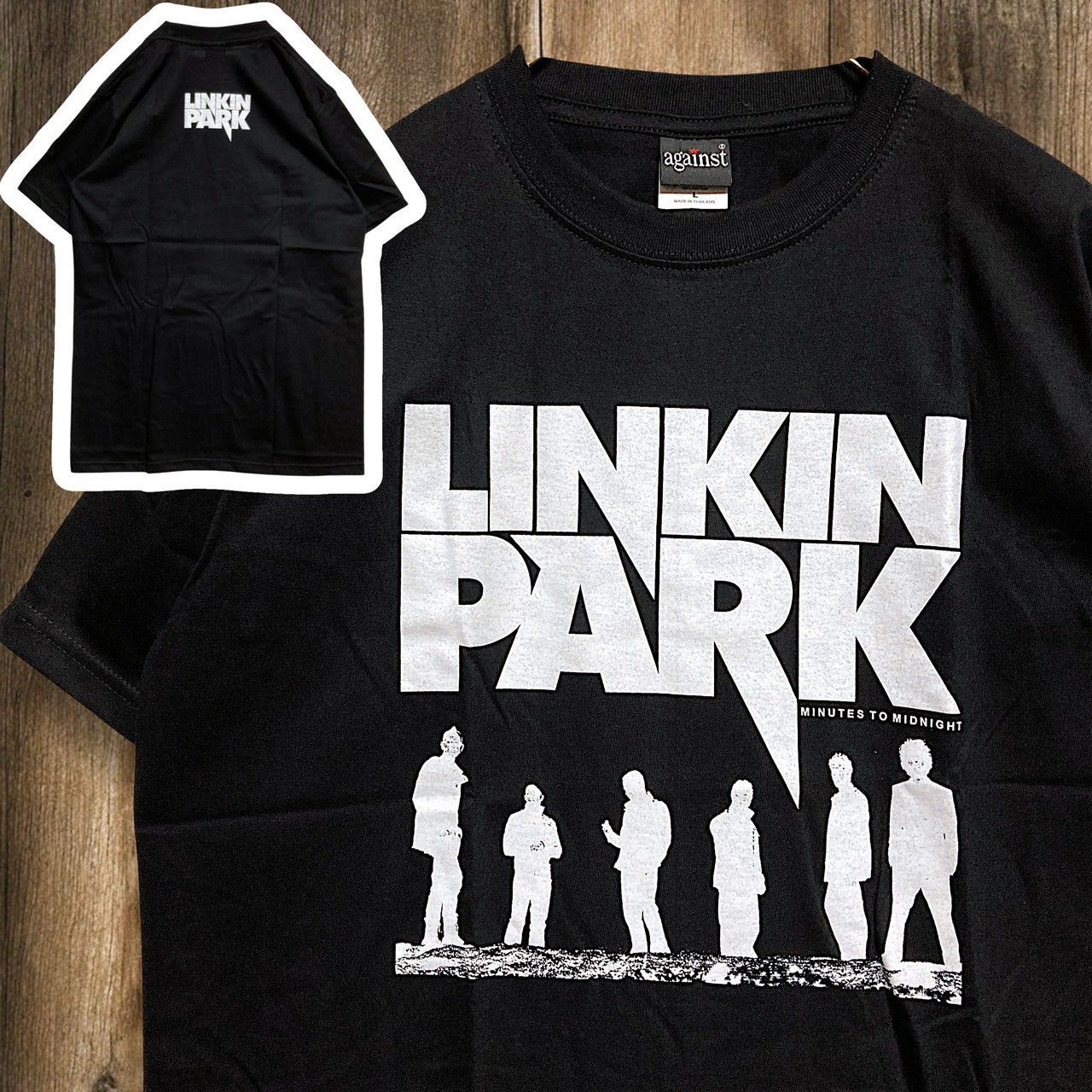 バンド Tシャツ リンキンパーク LINKIN PARK REANIMATION 黒