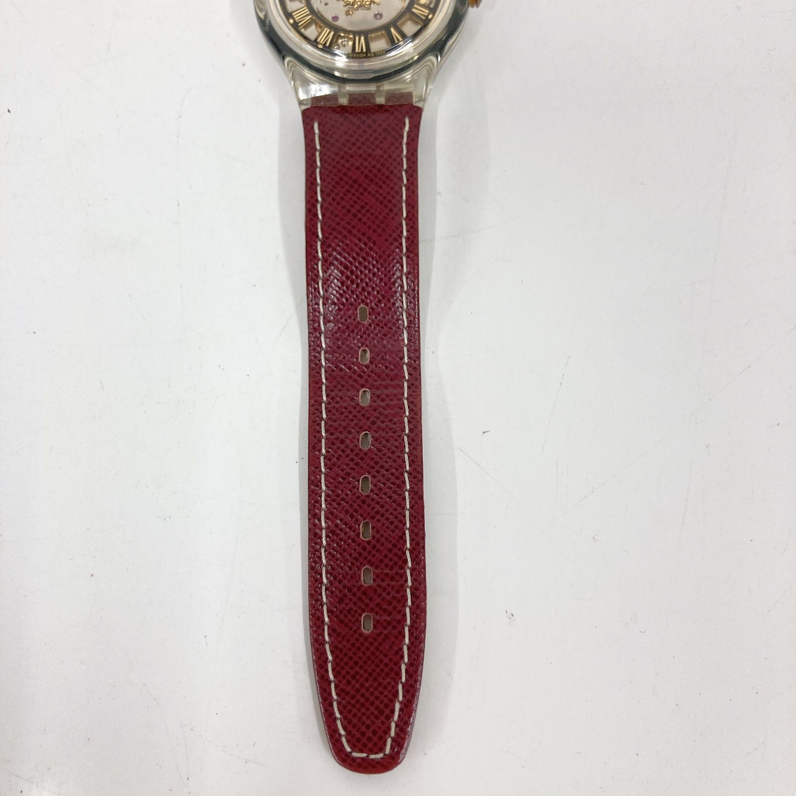 稼動品】SWATCH スウォッチ 23石 スケルトン AUTOMATIC腕時計【時計 