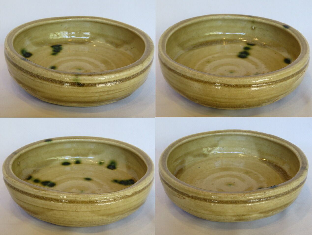 八坂窯 加藤芳右衛門作 黄瀬戸 蓋置 石州流 十五